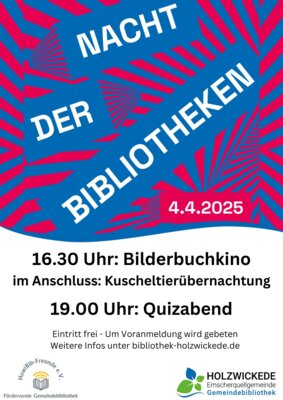 Foto zur Meldung: „Nacht der Bibliotheken“ am 04. April