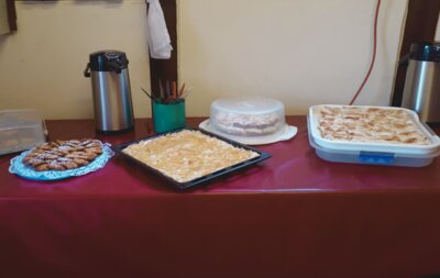 Auf der Hygieneschulung lernen Engagierte, wie sie Kuchenbuffets und Co. sicher anbieten. (Bild vergrößern)