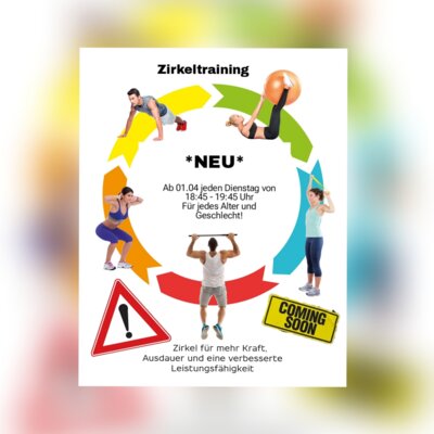 Auf Step-Mix folgt Zirkeltraining!