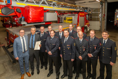 Ehrungen bei der Hauptversammlung der Feuerwehr Besigheim