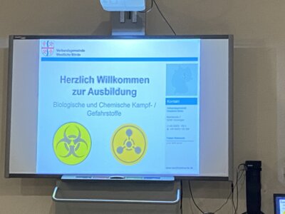 Fortbildung zum Thema "biologische und chemische Kampf- und Gefahrstoffe"