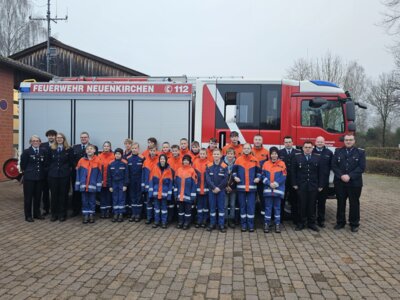 Jahreshauptversammlung Jugendfeuerwehr Neuenkirchen (Bild vergr&ouml;&szlig;ern)