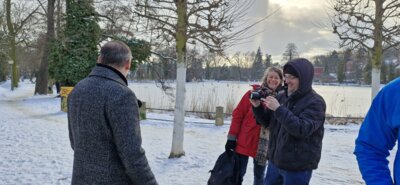 Making-Of zum Erklärfilm für die neue Amt Neuzelle-App (Bild vergrößern)