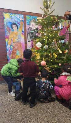 Kindergarten und Grundschule Ellenberg - Weihnachten im Schuhkarton (Bild vergrößern)
