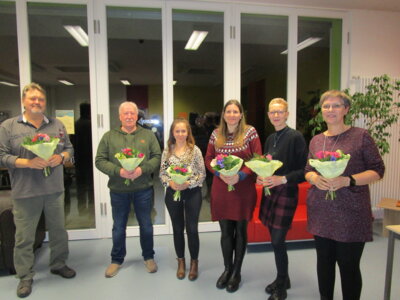 Von links nach rechts: Werner Bank, Ronny Halusa, Elisabeth Wenke, Anja Weißenborn, Kathrin Wenk-Hubold, Janet Haselhuhn (Bild vergrößern)