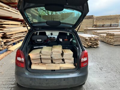Meldung: Sägewerk JOOS RV spendet Holtplatteln für Nagelbilder