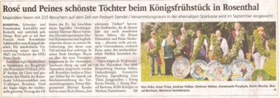 Bericht zum Schützenfest 2011 (Bild vergrößern)