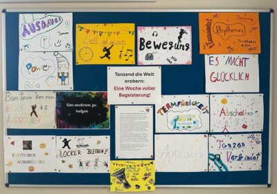 Plakte zum Thema: Tanz