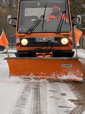 Sicher und rutschfest: Wittstocker Winterdienst verstärkt im Einsatz