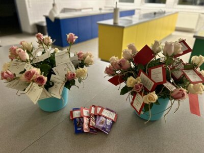 Meldung: Valentinstag auch bei uns an der Schule