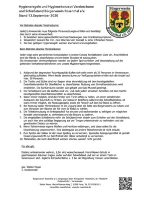 Hygieneregeln (Bild vergrößern)