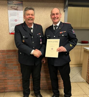 Meldung: Abschied und Feuerwehr Ehrenkreuz in Silber Dietmar Stabenow