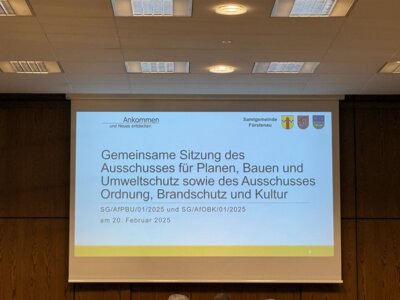 Meldung: Vorstellung des Entwurfs für das neue Feuerwehrhaus Fürstenau