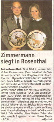 Vereinsmeisterschaften 2007 (Bild vergrößern)