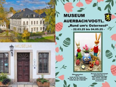 Stadtmuseum Auerbach: Aufbau der Osterausstellung beginnt (Bild vergrößern)
