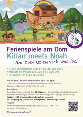 Anmeldung für Ferienspiele am Dom