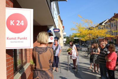 Im Rahmen vom Kunst Raum (K) Calau verwandelt sich die Innenstadt wieder in eine Open-Air-Kunstgalerie. Foto: WBC (Bild vergrößern)