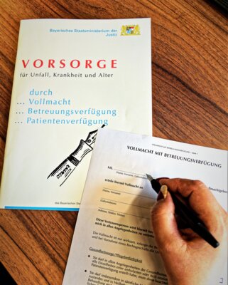 20. März Einladung zum Vortrag zur Patientenverfügung und Vorsorgevollmacht