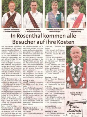 Bericht zum Schützenfest 2010 (Bild vergrößern)