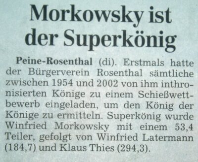 König der Könige (Bild vergrößern)
