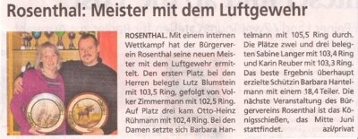 Vereinsmeisterschaft LG 2010 (Bild vergrößern)