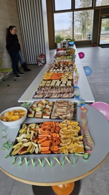 Gesundes Frühstück vor den Faschingsferien (Bild vergrößern)