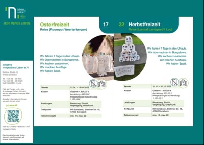 Oster- und Herbstfreizeiten der Initiative Integratives Leben e. V. (Bild vergrößern)