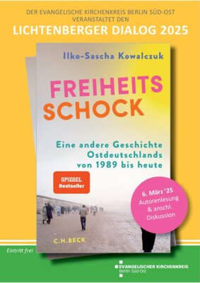 Lesung mit Ilko-Sascha Kowalczuk - Donnerstag, 6. März, 19:00 Uhr im Haus des Kirchenkreises, Schottstraße 6