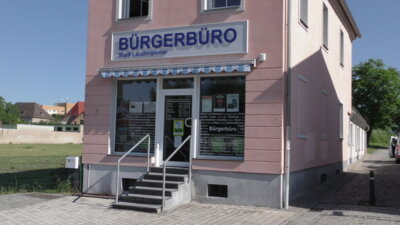Das Bürgerbüro befindet sich in der Wilhelm-Pieck-Str. 2 in Lauchhammer-Mitte