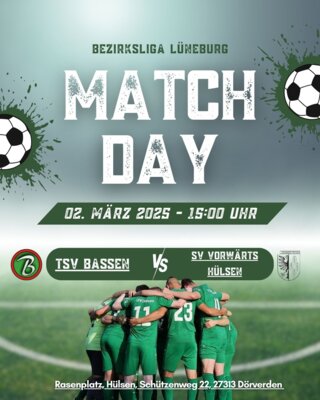 Nachholspiel beim SV Vorwärts Hülsen (Bild vergrößern)