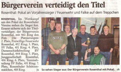 Pokal der Rosenthaler Vereine 2010 (Bild vergrößern)