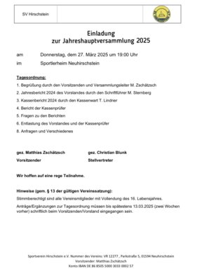 Einladung