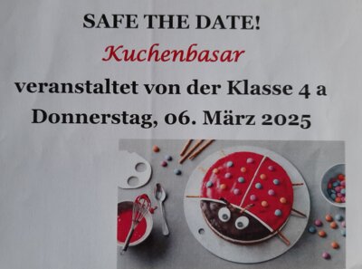 Die ersten Kuchenbasare des Jahres am 6. und 12. März