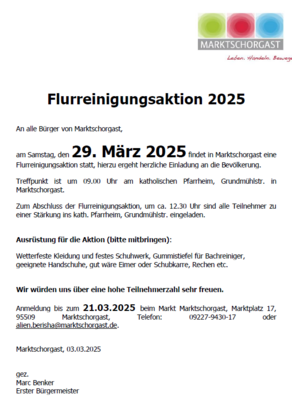 Flurreinigungsaktion 2025