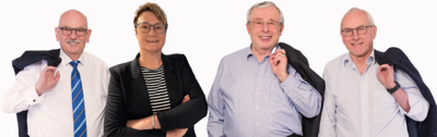 : Beraterteam des VGZ Schwalm-Eder (v.li. Walter Blum, Tanja Damm, Jürgen Angres und Manfred Kelber) Foto: VGZ Schwalm-Eder (Bild vergrößern)