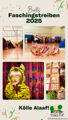 Buntes Faschingstreiben in unserer Grundschule (Bild vergrößern)
