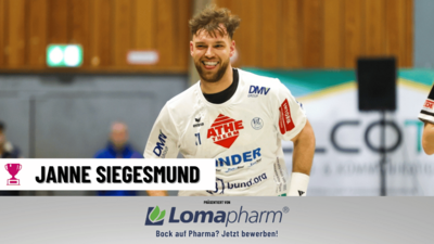 Meldung: Janne Siegesmund ist AWesA-Sportler des Monats Februar