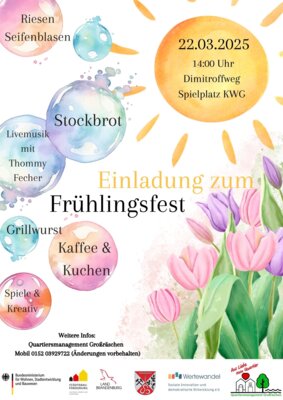Foto zur Meldung: Frühlingszauber im Wohngebiet – Großräschen feiert den Frühling