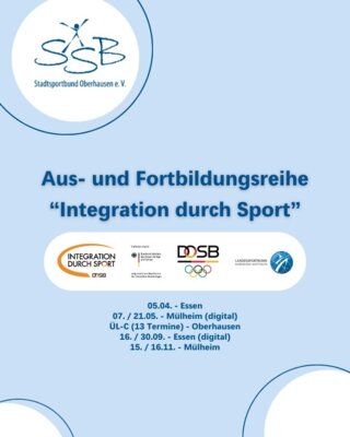Aus- und Fortbildungsreihe "Integration durch Sport" (Bild vergrößern)