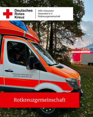 Meldung: Rotkreuzgemeinschaft/Sanitätswachdienst beim DRK Ortsverein Warendorf e.V.