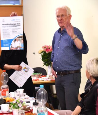 Chefarzt Dr. Schult, Ev. Krankenhaus Ludwigsfelde stellt "Gesundheitsform 2025" vor / Jahresauftaktveranstaötung von LuKISS e.V._Copyright Foto: Marina Khan