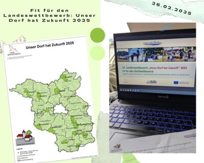 Fit für den Dorfwettbewerb: Unser Dorf hat Zukunft 2025