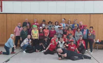 Gruppenfoto der Abteilung Seniorengymnastik