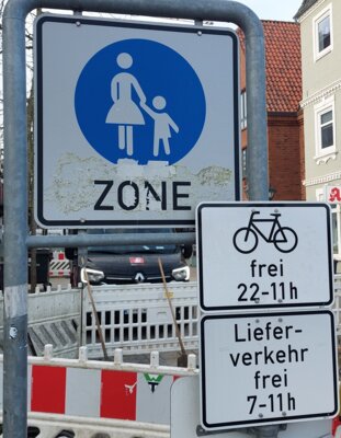 Tagsüber wieder Radfahrverbot in der Wyker Fußgängerzone