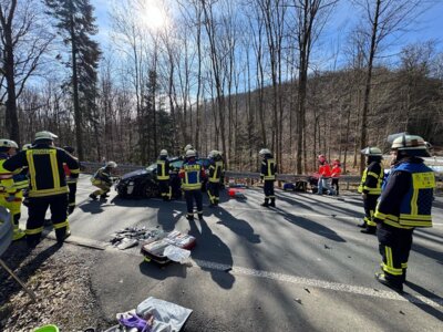 Meldung: Schwerer Unfall zwischen Essentho und Marsberg