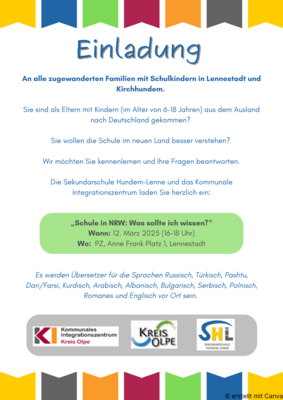 Schule in NRW: Was sollte ich wissen, wenn ich zugewandert bin.