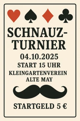 Schnauzturnier in der Alten May