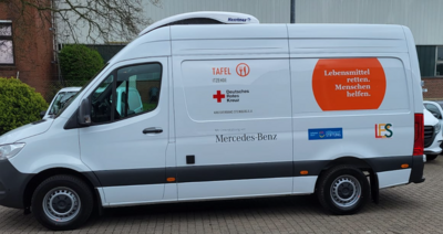 Meldung: Neuer Tafel-Transporter dank Förderung durch Deutsche Fernsehlotterie