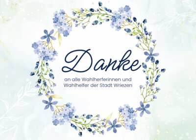 Noch einmal möchten wir DANKE sagen