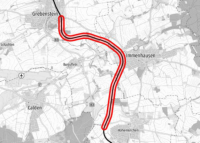 Information zu Baumaßnahmen der DB InfraGO (Bild vergrößern)